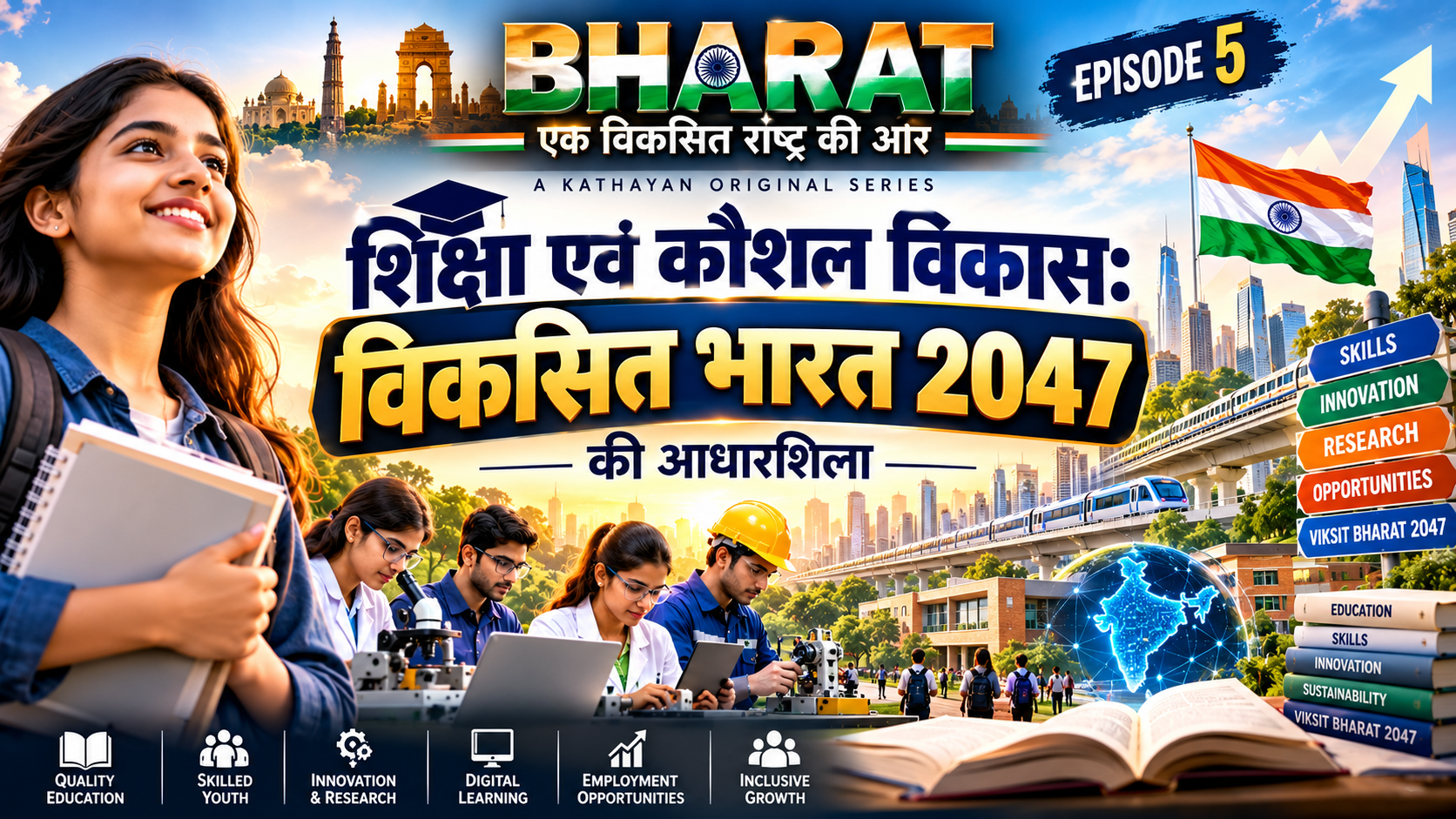 शिक्षा एवं कौशल विकास: विकसित भारत 2047 की आधारशिला